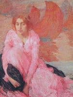 Girl in Pink Dress