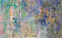 Curtain Design for "La ronde des heures"
