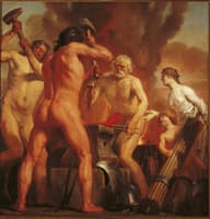 Venus and Cupid in Vulcan's Smithy