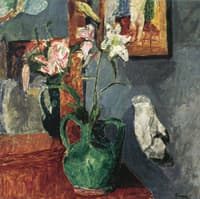 Flowers and Plaster Hand