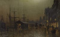 Dock Scene, Glasgow