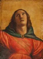 Head of the Virgin (after Titian)