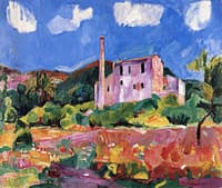 Landscape with an Oil Mill on Corsica