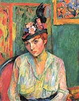 Woman with a Flowered Hat