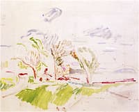 Landscape at Lake Constance (unfinished)