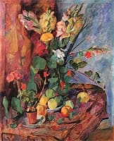 Still Life with Flowers and Apples
