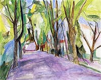 Avenue of Trees in Langenargen