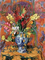 Gladioli in a Japanese Vase