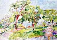 Landscape at Lake Constance (sketch)