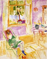 Interior with a Child in a Deckchair (unfinished)