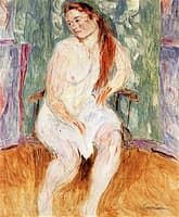 Seated Nude with Red Hair