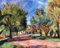 Village Road in Langenargen