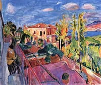 Landscape with the Villa Gorki