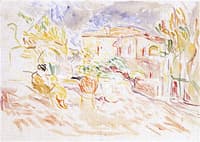 Terrace in front of the Villa Gorki
