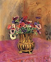 Anemone ina Brass Pot