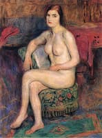 Seated Nude, Facing Left