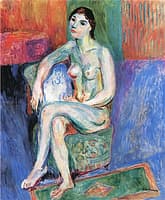 Seated Nude, Facing Left