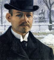 Self-Portrait in Nytorv during Winter