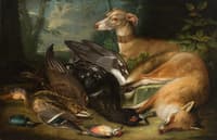 Greyhound with Prey