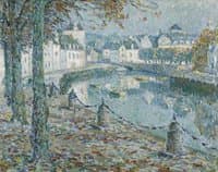 Village  in the Morning, Quimperle (small version)