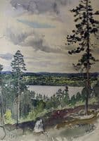 Landscape with a Pine Tree