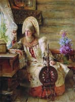 A Young Boyarina at the Window