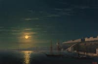View of Odessa on a Moonlit Night