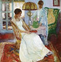 The White Satin Dress