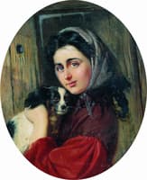 Girl with a Dog
