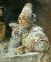 Woman Drinking Tea