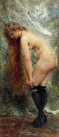 Nude in Black Stockings