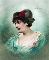 Portrait of Ballet Dancer Marie Petipa