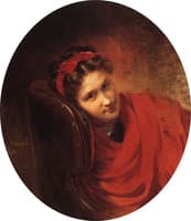 Portrait of O.S. Makovskaya, the Artist's Sister-in-Law