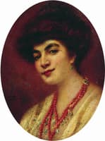 Woman with a Coral Necklace