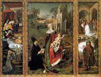 Madonna and Child with Donor in a Landscape