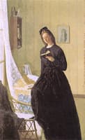 Girl Reading at the Window