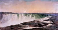 Niagara Horseshoe Falls with Rainbow