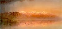 The Wasatch Mountains with Salt Lake City and Great Salt Lake