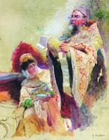 Woman and Priest