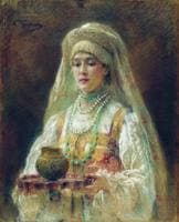 Girl with a Tray