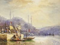 Unloading Boats on the Bosphorus