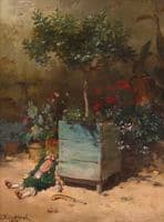 Punchinello in the Garden