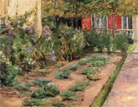 Perennial Flowers with the Gardener's House to the Northeast