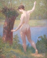 Nude by the River's Edge