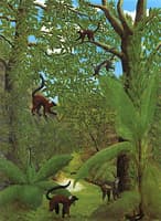 Jungle with Monkeys