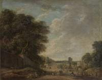 Bayswater Road, London, near the Old Temple Gate