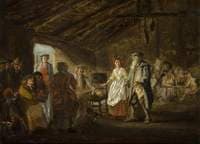 Scene from Allan Ramsay's 'Gentle Shepherd'