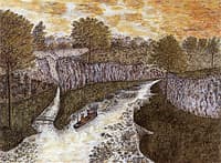 Two Fishermen in a Boat