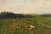 Young Girl in a Meadow