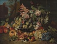 Still Life with Flowers and Fruit